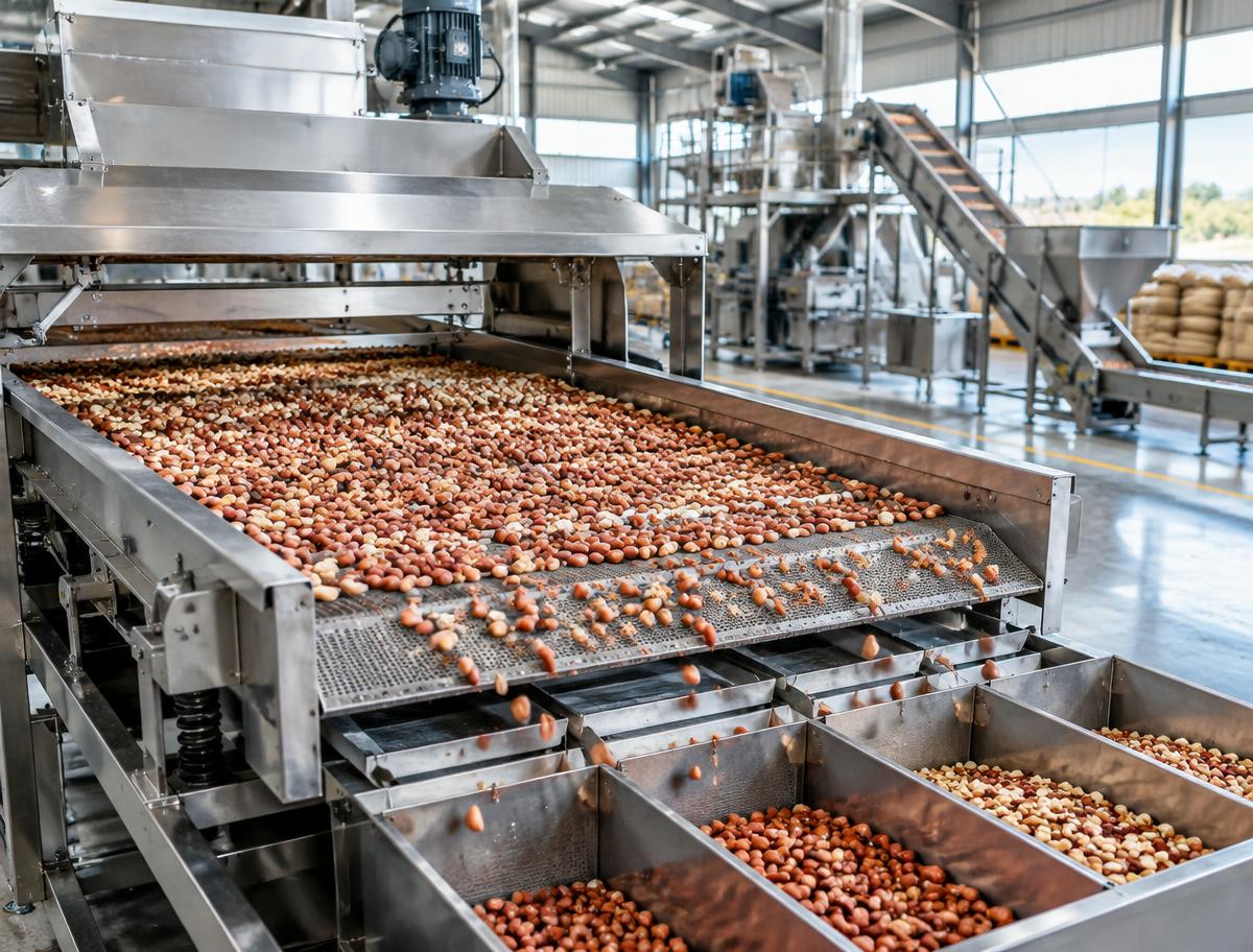 Illustrative peanut sorting equipment